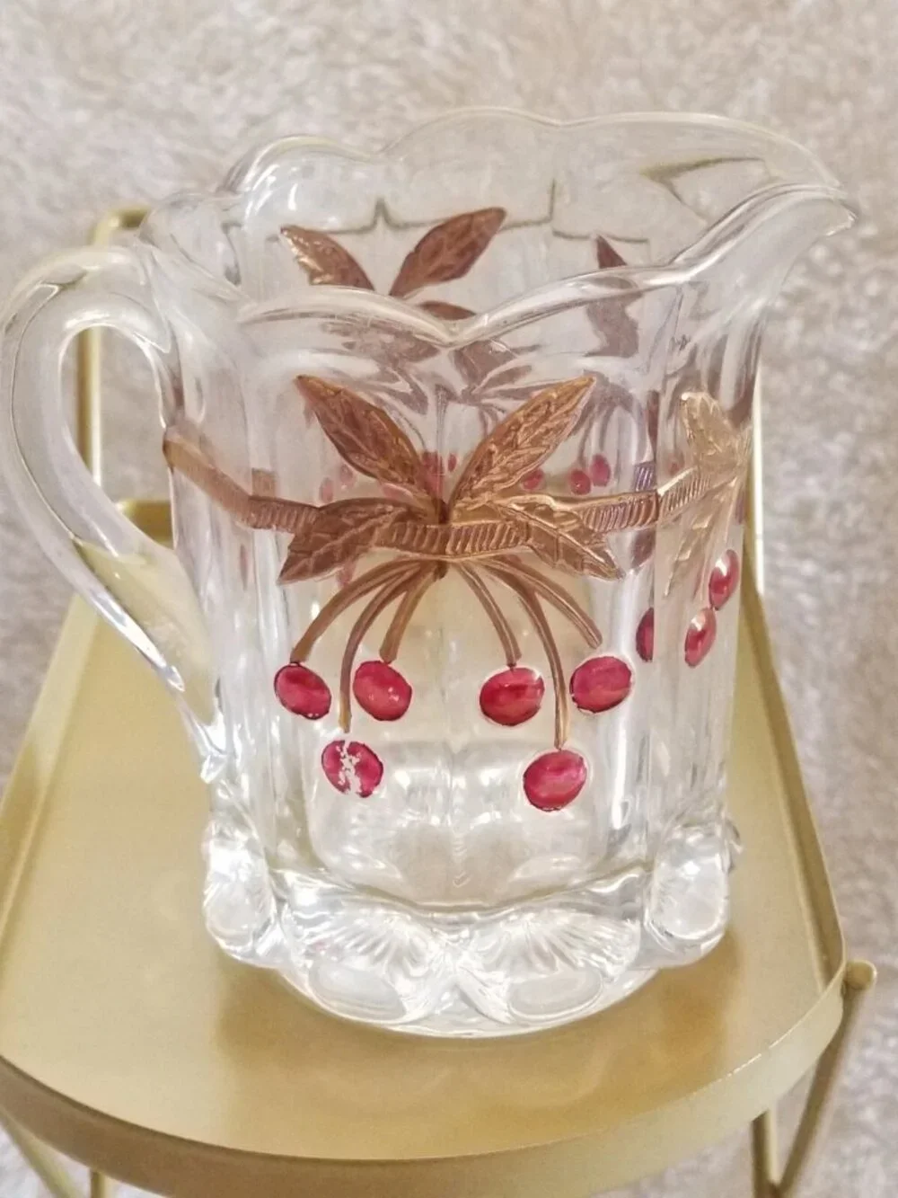 American Girl PC Samantha's Victorian Lemonade Set Glass Pitcher ONLY RETIRED
